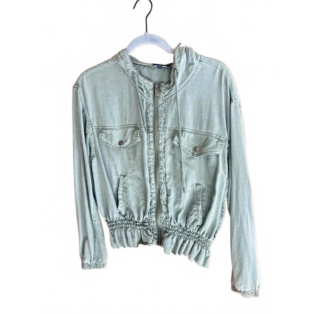 Splendid Small Utility Jacket In Light Green - image 1